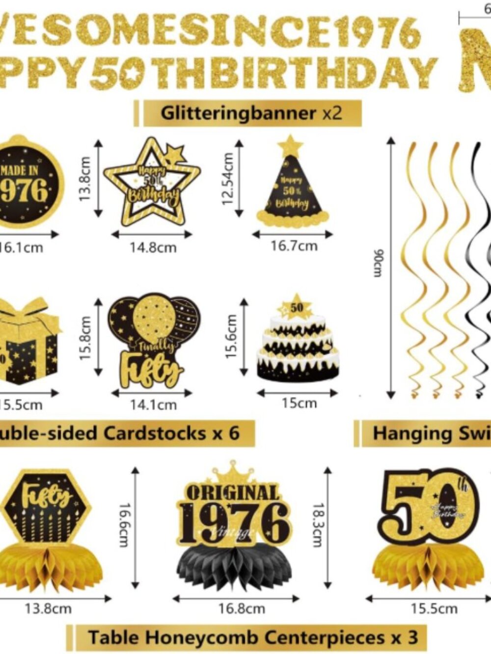 50th Birthday Decorations